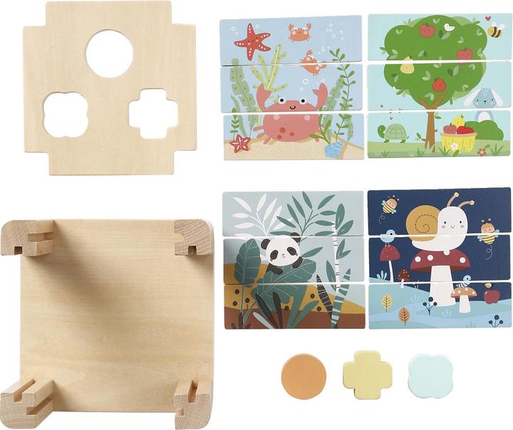 Produktbild Vertbaudet Baby-Activity-Würfel Holz FSC®