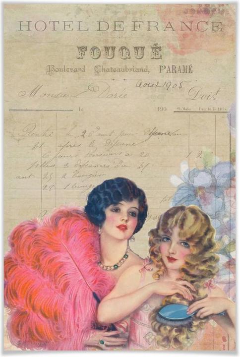Immagine prodotto Trenddeko Ragazze d'epoca (30 x 45 cm)
