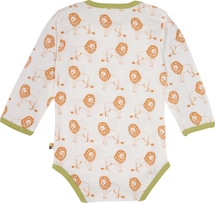 Actual product image loud + proud Bodysuit long sleeve print lion car (86)