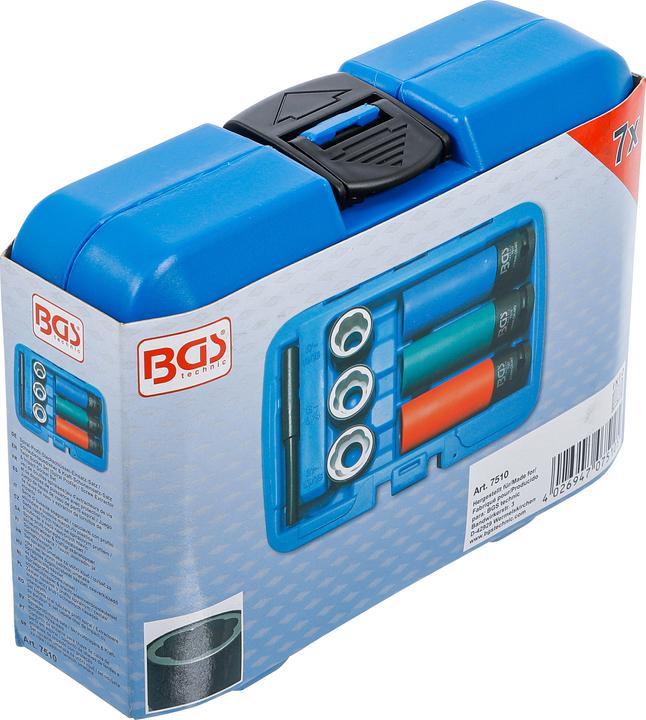 Immagine prodotto BGS Set di chiavi a bussola con profilo a spirale / estrattore di viti e set di prese elettriche | drive