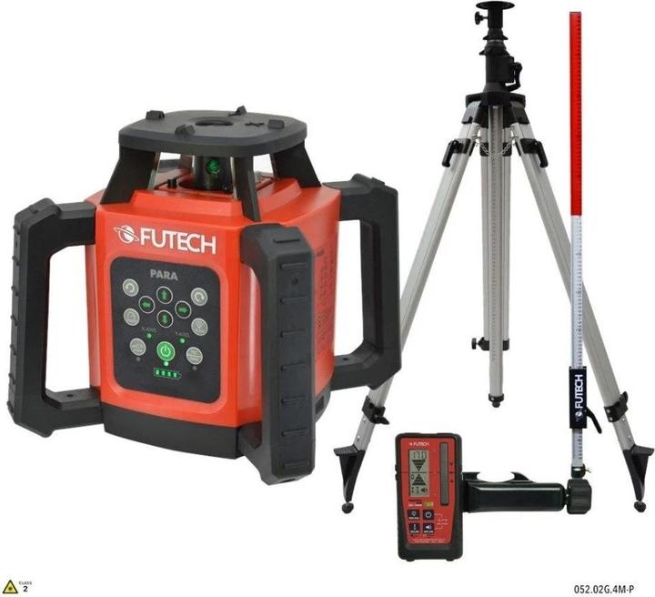Actual product image Futech 052.02G.4M Para Grüner Rotationslaser + Empfänger Quattro MM
