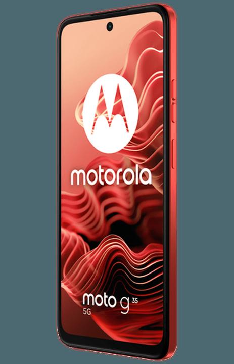 Image du produit Motorola Moto G35 (256 Go, Goyave rouge, 6.72", Double SIM, 50 Mpx, 5G)