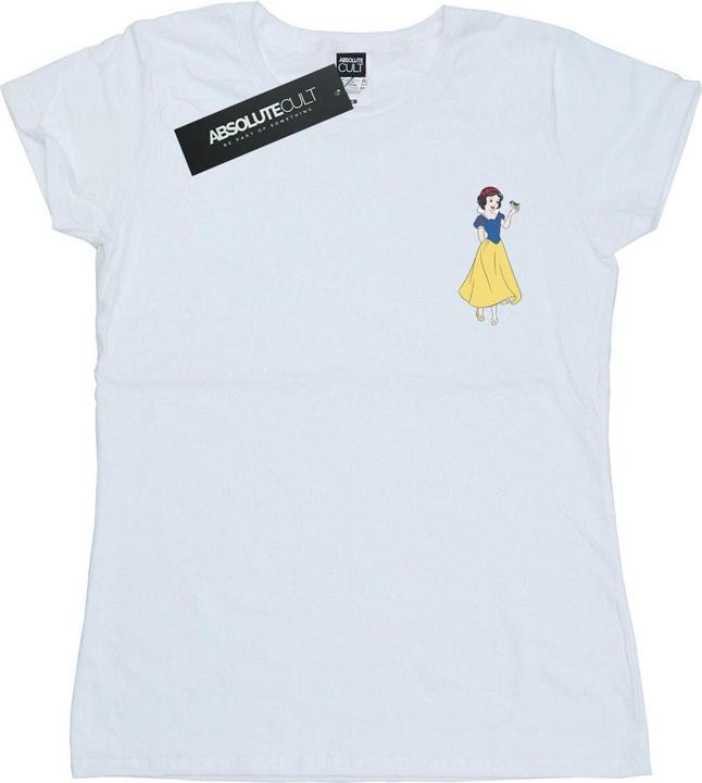 Actual product image Disney Princess Womens/Ladies Snow White Chest Cotton T-Shirt (L)