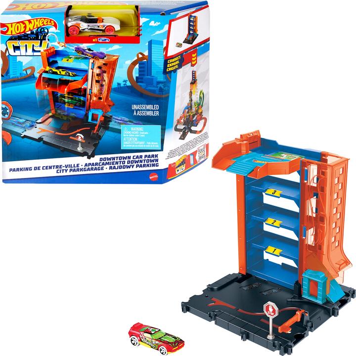 Actual product image Hot Wheels City Downtown Parking Garage