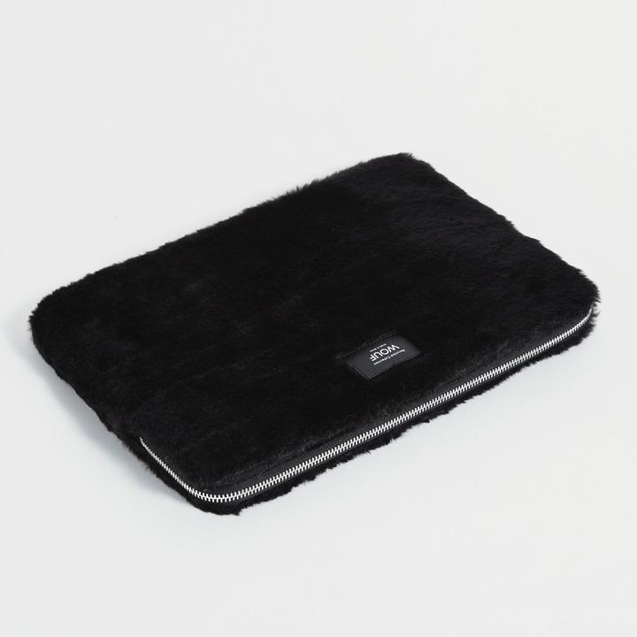 Actual product image Wouf Faux fur laptop sleeve 34 cm (14.96")