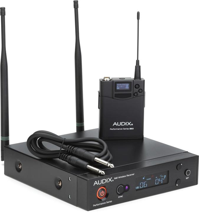 Actual product image Audix AP41BPA - Wireless mic system, R41 diversity receiver, B60 bodypack transmitter