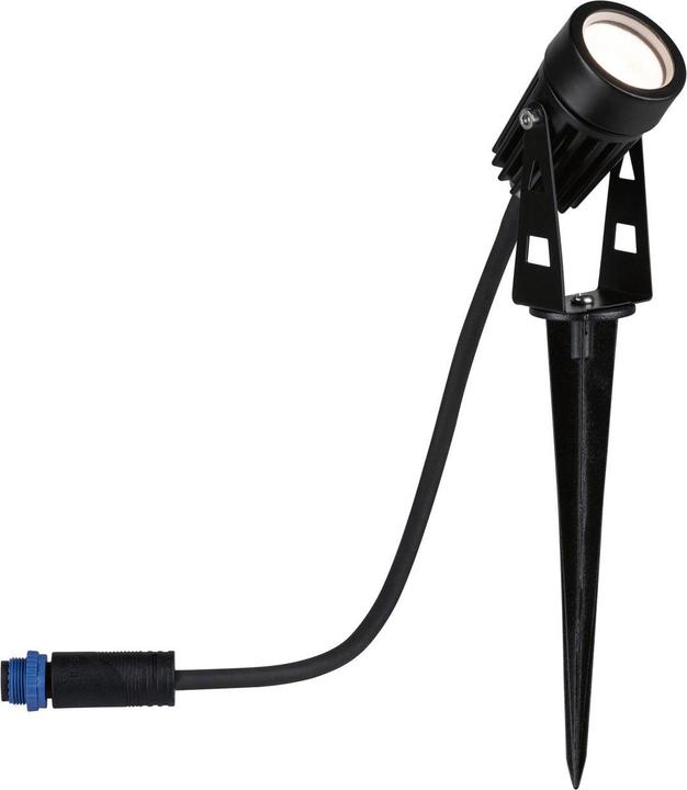 Actual product image Paulmann Plug & Shine starter set 3x LED spotlight with ground spike IP65 3x 3W 3x 150 lm 3000 K warm white (300 lm, IP65)