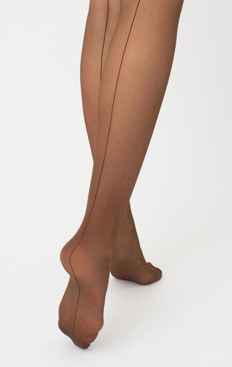 Image du produit Giulia Chic 20 calze Bas à couture autofixants, couleur cappuccino, taille 36-40 (20 DEN, 36 - 40)