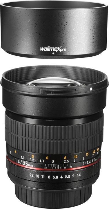 Produktbild Walimex pro pro 85/1,4 DSLR Sony E (Sony E, APS-C / DX, Vollformat)