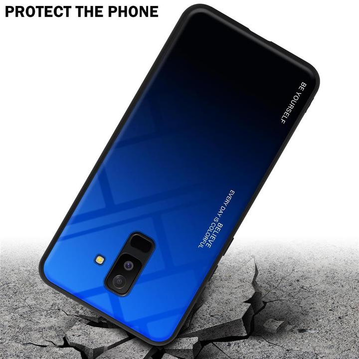 Produktbild Cadorabo TPU 2 Farben Glas Cover (Samsung Galaxy A6+)