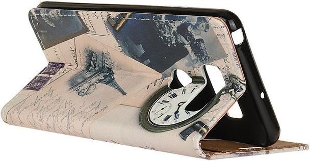 Actual product image MU Classic Leather book cover with pattern (LG V30)