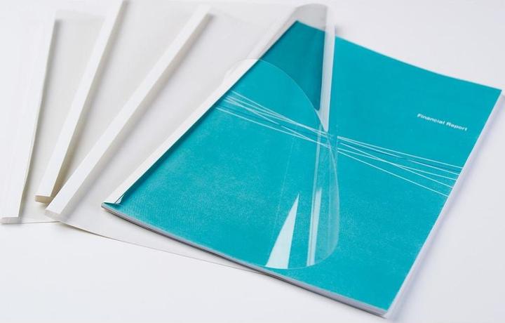 Actual product image Fellowes Thermal binding folder A4 100 pcs - 8 mm, white