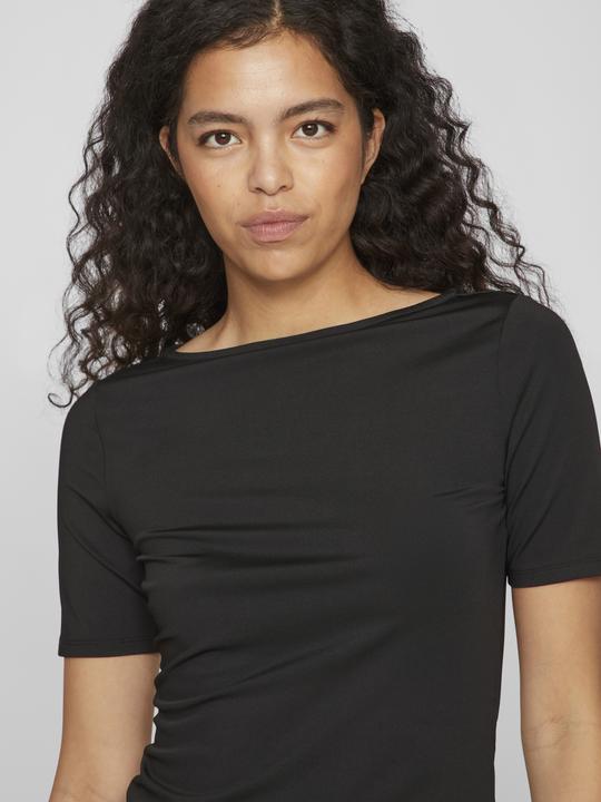 Actual product image Vila Boat-neck top with short sleeves (XS)