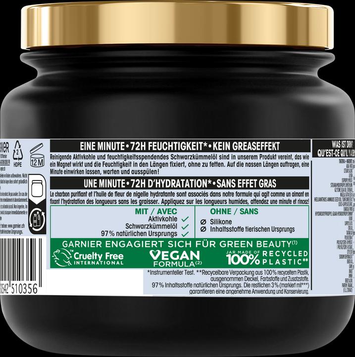 Produktbild Garnier Ultra Doux Magnetic Charcoal (340 ml)