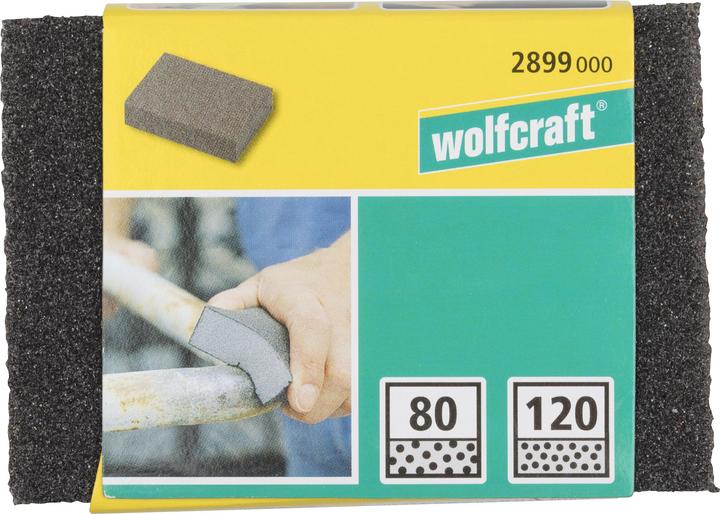 Produktbild wolfcraft wolfcraft 1 Schleifblock SiC K80,120,100x67x25mm (P80, P120)