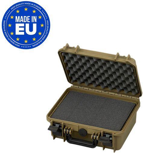 Actual product image RND Waterproof case with foam insert in cube shape, 8.91l, 336x300x148mm, Polypropylene (PP)