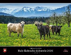 Immagine prodotto Kuh-Kalender Schweiz 2026 (Francese, Tedesco)