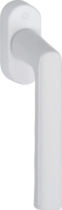 Hoppe Fenstergriff Hamburg 0700L/U26 Aluminium F9016 verkehrsweiss 32-42 mm Standard (Fenstergriffe)