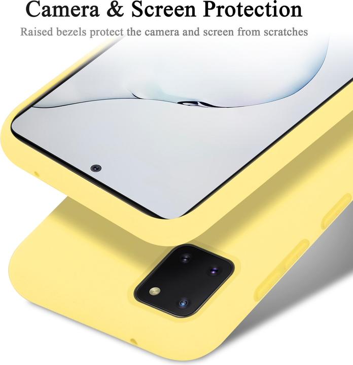 Image du produit Cadorabo TPU Liquid Silicone Case Cover (Samsung Galaxy A81)