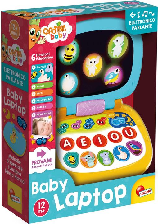 Actual product image Lisciani Carotina Baby Laptop