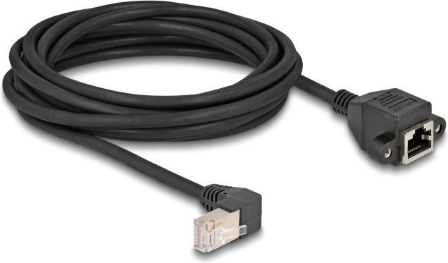 Image du produit Delock Rallonge réseau S/FTP mâle RJ45 mâle (S/FTP, CAT6a, 5 m)