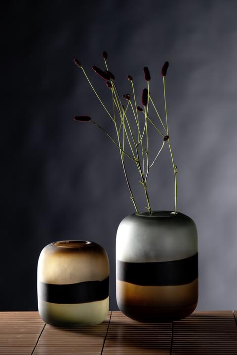 Produktbild Leonardo Vase Sabbia 26 cm, Braun/Transparent (1 x)