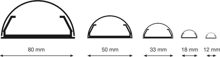 Immagine prodotto Multibrackets MB Canalina per cavi 50x1600, alluminio, bianco/1387 (Tubazione, 160 cm)