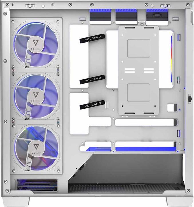 Actual product image Modecom Computergehäuse VOLCANO STELLAR ARGB MIDI 5F (ATX, mATX, Mini-ITX)