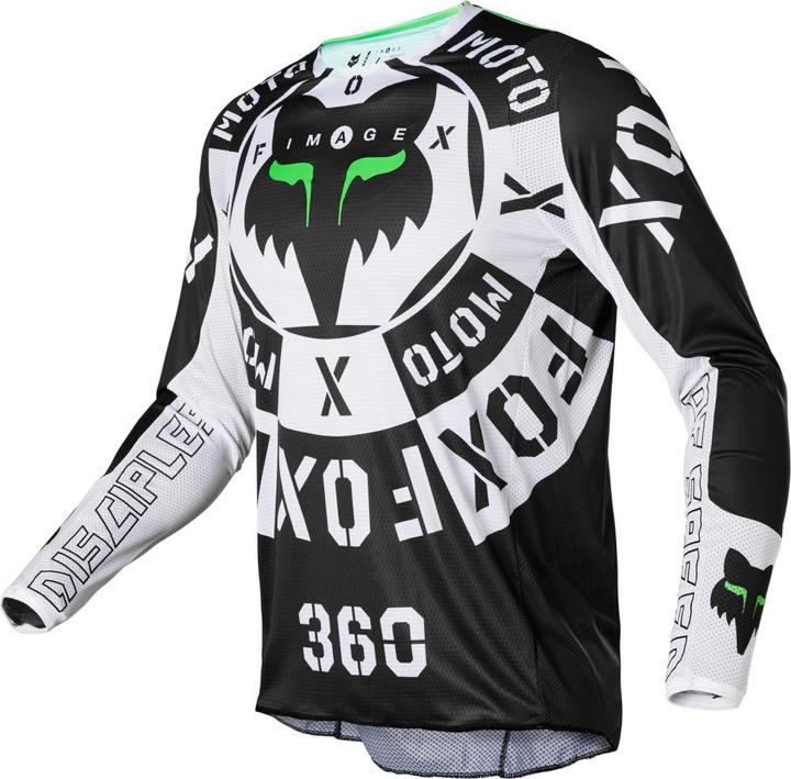 Actual product image Fox 360 NOBYL Jersey schwarz-weiss XL (XL)