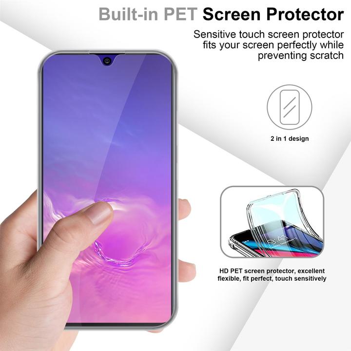 Actual product image Cadorabo TPU 360 Degree Case Cover (Samsung Galaxy A91, Samsung Galaxy S10 Lite)