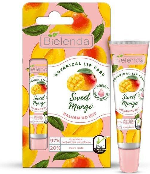 Bielenda Botanical Lip Care Lip Balm Naturalush Sweet Mango 10G