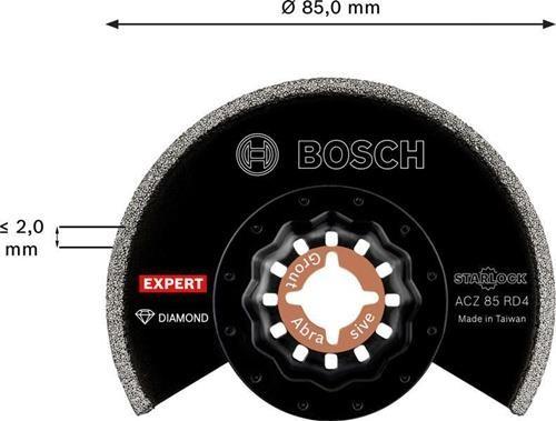 Productafbeelding Bosch Professional Zubehör Expert Grout Segment mes ACZ 85 RD4 Mes voor multifunctioneel gereedschap, 85 mm, 10 stuks
