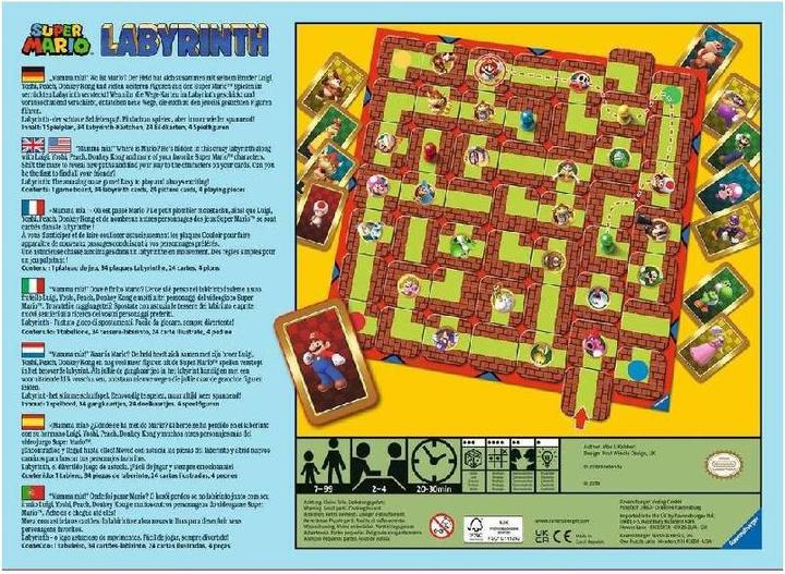 Immagine prodotto Ravensburger Labirinto di Super Mario (Francese, Italiano, Tedesco, Spagnolo, Olandese, Inglese)