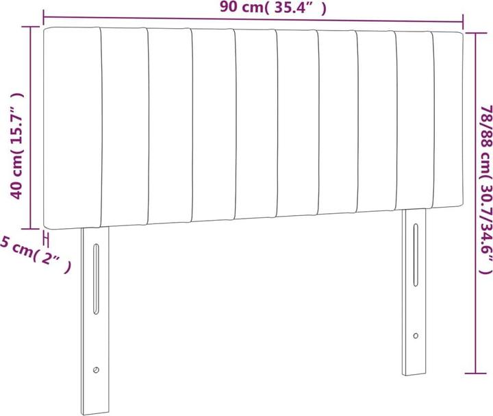 Actual product image VidaXL Aldridge (90 x 5 x 88 cm)