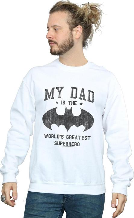 Produktbild Batman Mein Vater ist ein Superheld Baumwolle Sweatshirt (4XL)