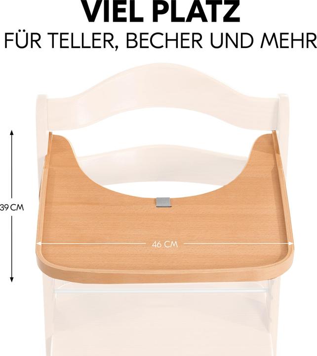 Produktbild Hauck Alpha Wooden Tray Natural
