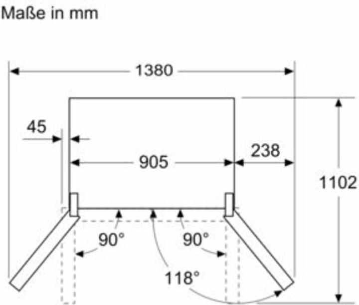 Actual product image Siemens KF96RSBEA (572 l)
