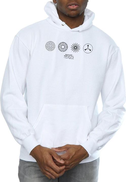 Produktbild Fantastic Beasts Circular Icons Kapuzenpullover (XL)