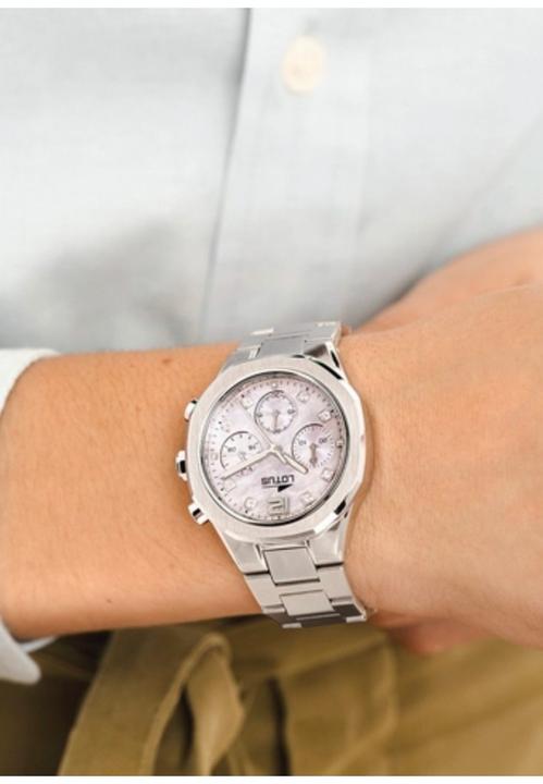 Actual product image Lotus 18869/1 Excellent stainless steel bracelet Chrono (Chronograph, 37 mm)