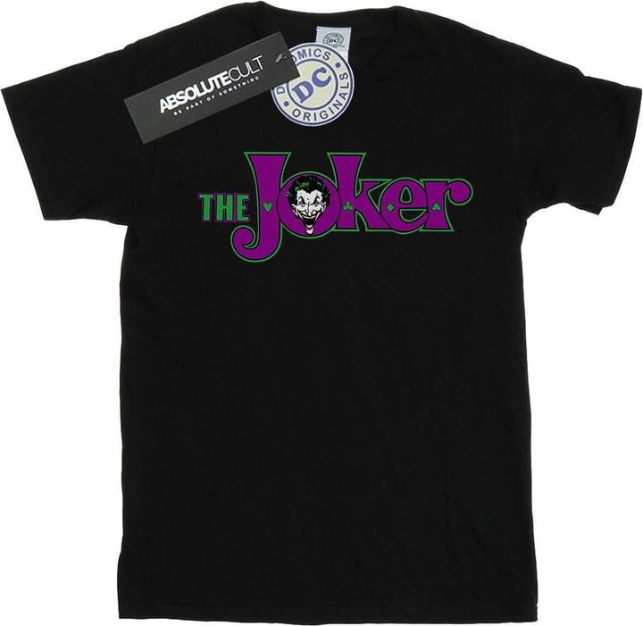 Actual product image Boys The Joker Text Logo T-Shirt (152, 158)