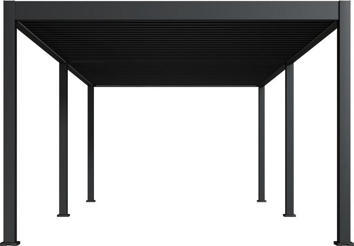 Produktbild Weide elektrische Pergola 3.6x7.2m Anthrazit mit LED (720 cm, 360 cm)