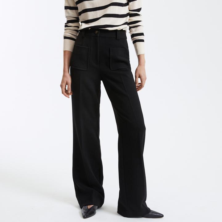 Actual product image La Redoute Collections Signature FELICIEN flared trousers (46)