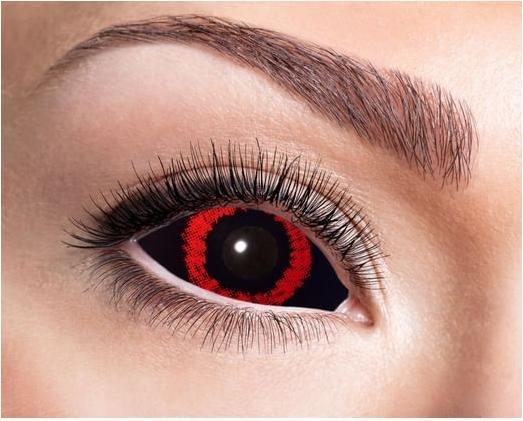 Actual product image Zoelibat Sclera - Red Demon (Black)