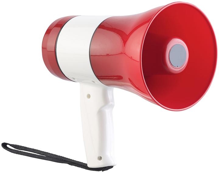 Infactory Akku-MP3-Megafon mit USB- & SD-Slot (Audiogerät Bildschirm-Schutzfolie)