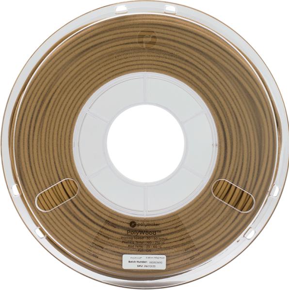Immagine prodotto Polymaker PolyWood - Naturale - 2.85mm (Legno, 2.85 mm, 600 g, Marrone)