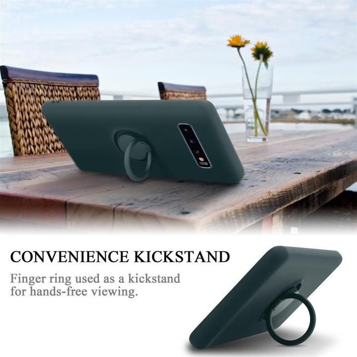 Image du produit Cadorabo TPU Liquid Ring Silicone Case Cover (Samsung Galaxy S10+)