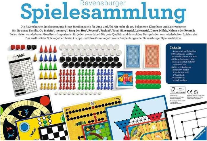 Productafbeelding Ravensburger Spelcollectie 27293 Familiespellen 2022 D - Spelcollectie voor het hele gezin (Duits)