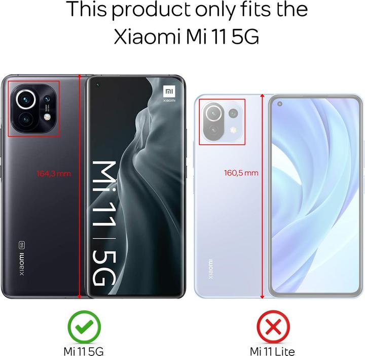 Produktbild Nalia Klare Silikon Handyhülle (Xiaomi Mi 11)