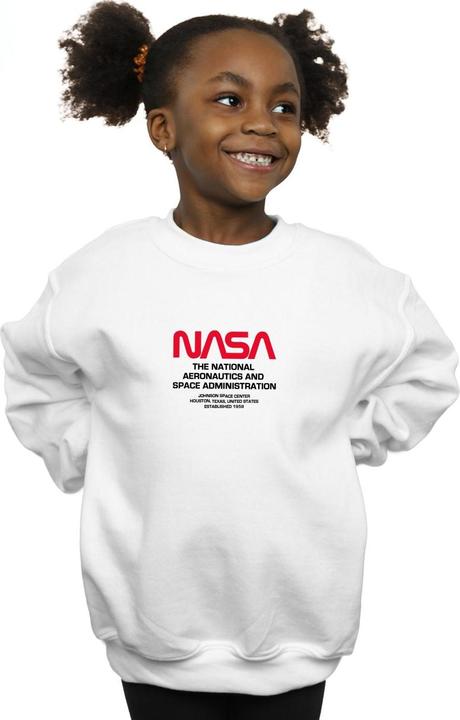 Immagine prodotto Nasa Worm Blurb Felpa Ragazze (140, 146)