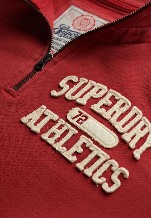 Produktbild Superdry Vintage Athletic Sweatshirt mit halblangem Reissverschluss (XL)